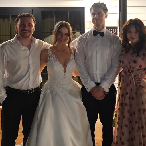BIG LATE BUT, massive congratulations to my two best friends on their marriage. Love is a beautiful thing, it's something to look after and care for and I know both of you have the hearts and determination to continue it.

Congratulations to them both (oh and liv is in this photo and she's really cool)