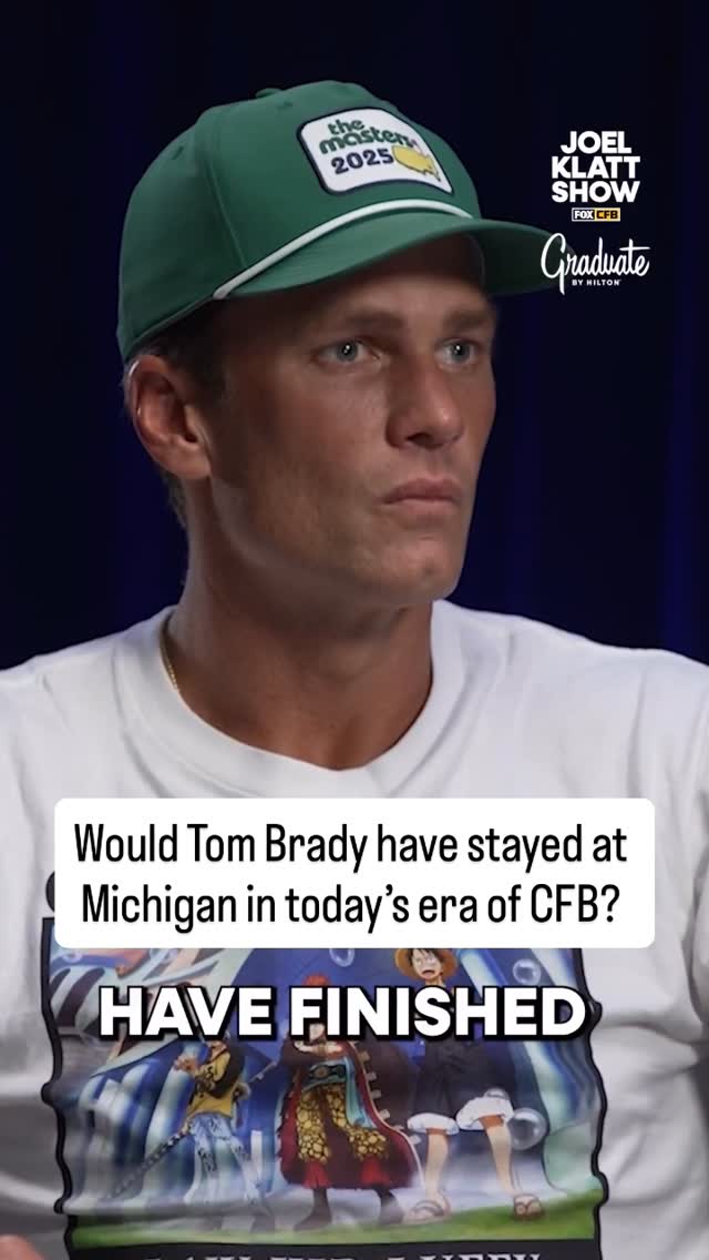 Would Tom Brady have finished his career at Michigan if the rules were the same then as they are now?

@tombrady explains why he wouldn’t have wanted his @umichfootball experience to go any other way.

Sponsored by @graduatehotels