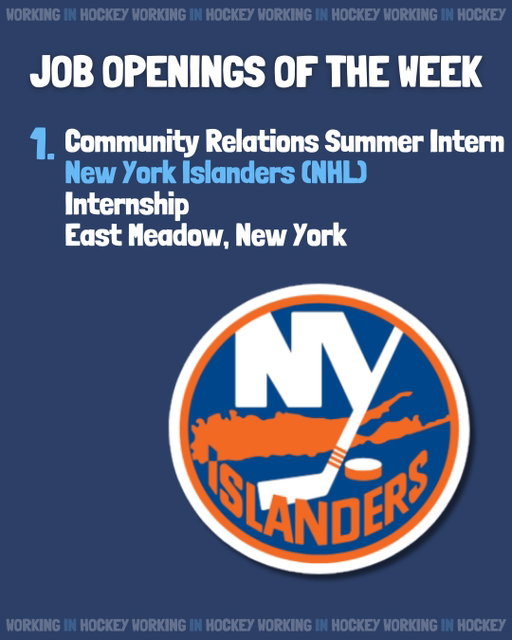 Here’s 4 exciting new job opportunities within hockey, and a bonus picture of me at the Winter Classic because I miss the warm Florida sunshine 🥲

Comment below if you’d like me to send you the link to one of these applications, or DM me 🫡