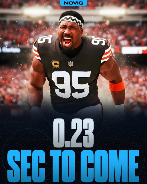 🚨INSANE: It took Myles Garrett just 0.23 seconds to come off the line on his record-breaking sack:

0.23 seconds was the quickest anyone came off the line on any sack this season…

To put that into perspective, his average time is 0.70 seconds, which leads the league.

INSANE that a 270-pound man can come off that quick… 

(Via NextGenStats/x)