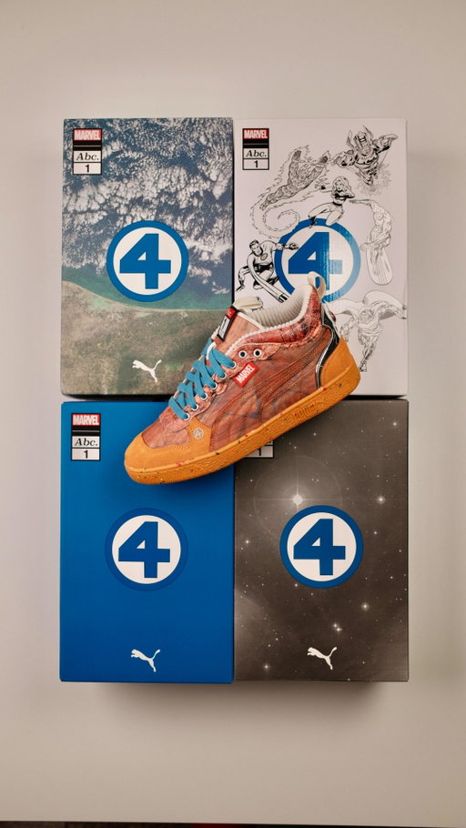 They FINALLY arrived!! Which is your favorite? 👀

@marvel @puma & @advisoryboardcrystals have created 7 sneakers inspired by characters from the Fantastic Four and this unboxing experience is unreal 😳

There was a ton of drama surrounding this release due to shipping delays, but do you think it was worth the wait? 🤔