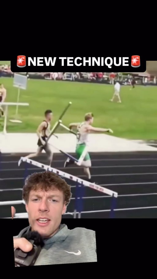 New track and field hurdle technique 💪 #hurdles #trackandfield