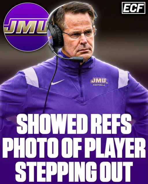 An Old Video is resurfacing of Former JMU HC Curt Cignetti using a staffers phone to show refs that a player clearly stepped out of bounds 😂

Bro has ALWAYS been a menace 

Thoughts ⬇️