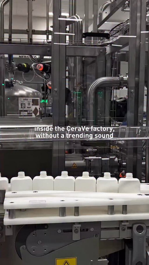 peek inside our factory, where every product is developed with dermatologists to help strengthen the barrier 💙 
#cerave