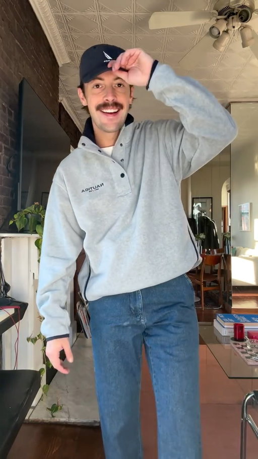 dressing up and dressing down a quarter zip @nautica #NauticaPartner