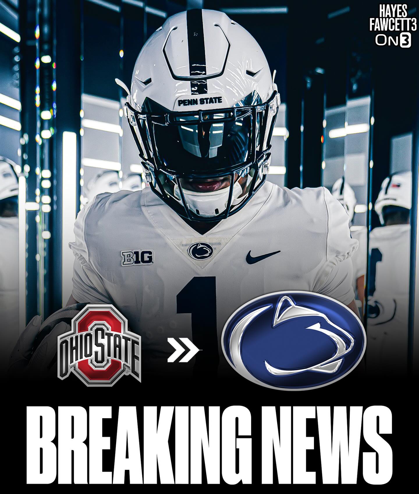 BREAKING: Ohio State transfer RB James Peoples has Committed to Penn State, he tells @On3

The 5’10 209 RB will have 2 years of eligibility remaining 

“God Has Spoken Let’s Do It Nittany Nation #WeAre”

(🎥: @nbcsports)