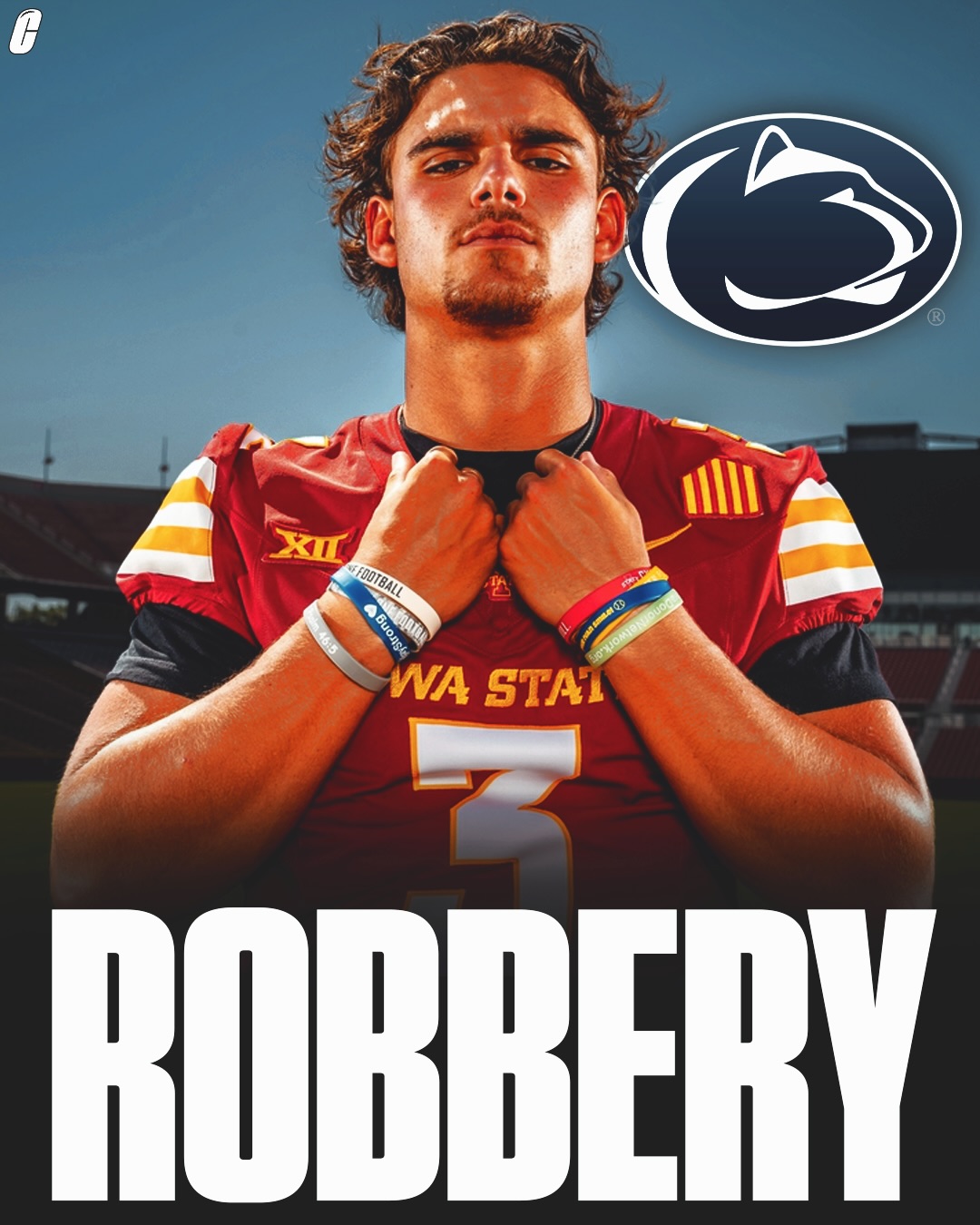 Penn State has taken a whopping NINETEEN players from Iowa State after hiring the Cyclone’s head coach, Matt Campbell. 🤯
