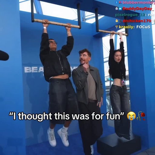 I thought it was for fun 😭🥀
Twitch - StableRonaldo
#stableronaldo #mrbeast
