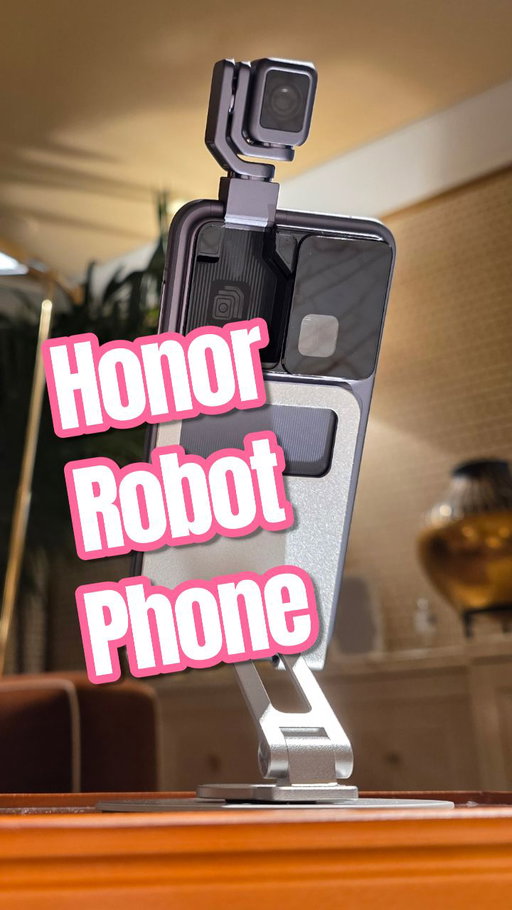 My unexpected surprise from @ces is this Honor Robot Phone! @honorglobal @honorusa #ces #ces2026