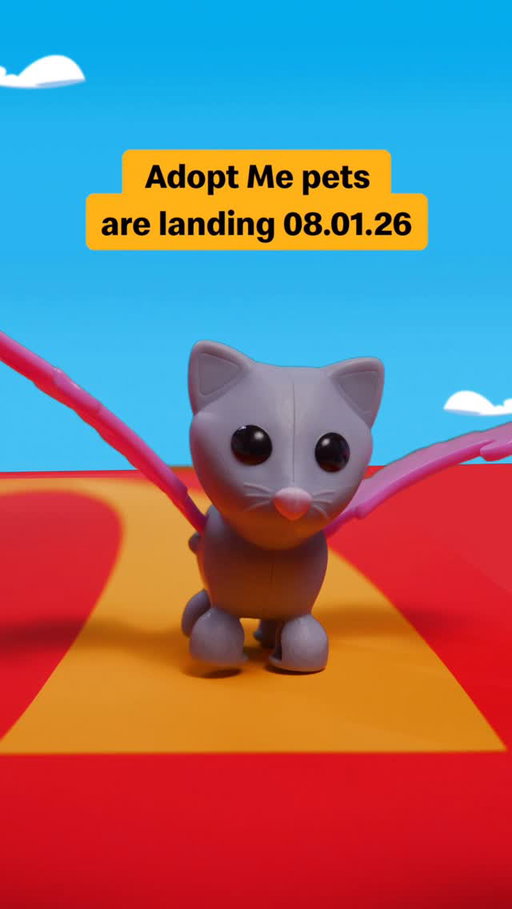 the Adopt Me Happy Meal flies into Macca’s tomorrow 08.01 ✈️