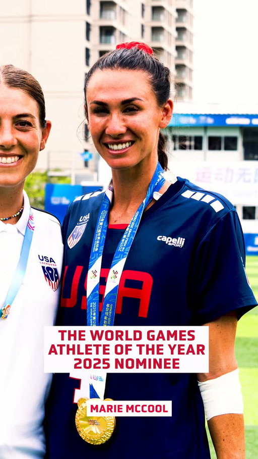 Vote for our captain and @twg2025 MVP! @mariemccool4 has been named a nominee for The World Games Athlete of the Year, and she needs your votes. 

Voting opens Monday, Jan. 12. Save the link in our bio and show your support for the sixes gold medalist 🥇