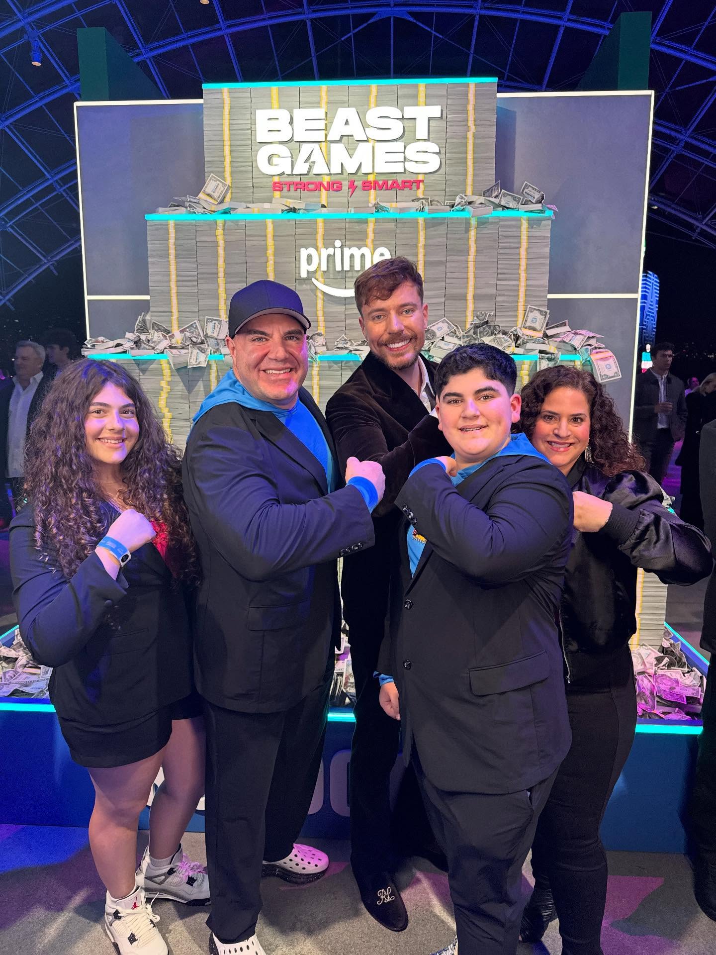 @beastgames Season 2 Breaks The BOOM! 💥 Meter ‼️ @mrbeast & All Of Team Beast Really Took Things To A Whole New Unimaginable Level 💯 First 3 Episodes Up Now On @primevideo ‼️ Thanks To @markrussellco For The Big BOOM! 💥 Beast Games Fits ‼️ BOOM! 💥 @ashleyandmamajustice
