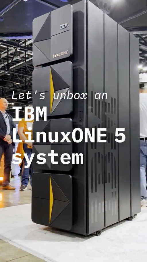 Turns out, the best things come in BIG packages. 📦 

Watch IBMers PJ Catalano, Elizabeth Joseph and Camillo Sassano unbox our mighty IBM LinuxONE 5 system.