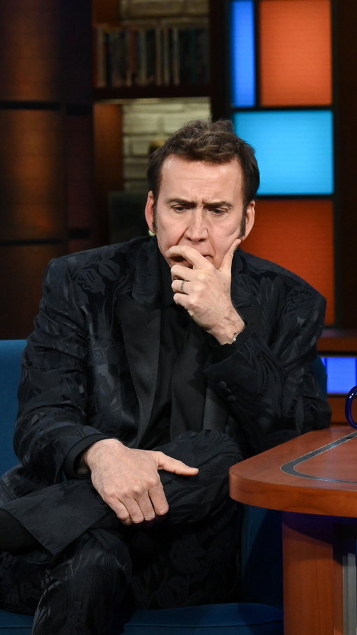 Nicolas Cage? More like Nicolas Sparks that keep going on and on ⚡

#NicCage #HBD #ColbertQuestionert