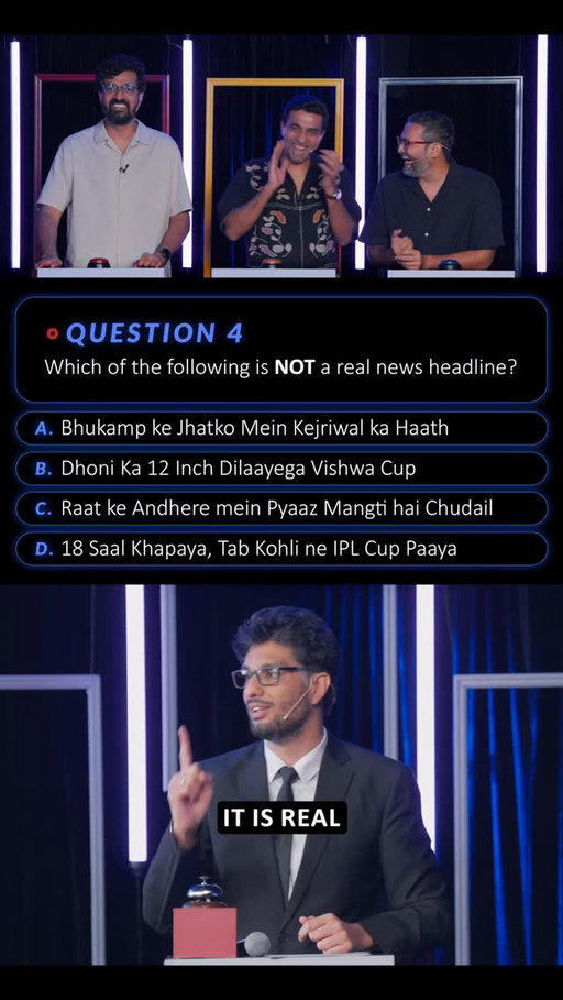 Which of these is not a real news headline? Find out in episode 4 of #nationwantstoguess