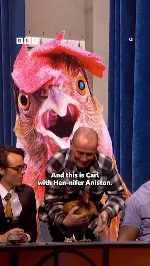 Is THIS how you embarrass a chicken? 🐓

Sandi Toksvig, Alan Davies, Nabil Abdulrashid, Sam Campbell, and Holly Walsh swap funny facts on every subject under the sun. It doesn’t matter if they’re right, as long as they’re quite interesting.

 #QI #Comedy #Quiz