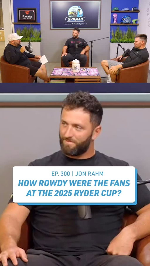 “Traitor, terrorist, fat, ozempic … for 10–12 hours straight.”

@jonrahm opens up about the 2025 Ryder Cup atmosphere at Bethpage Black on the latest podcast with @ColtKnost & @thesleezyman.