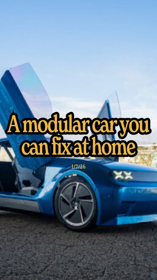 Is this too hard to pull off or is it the future of cars? 🚙 

This team of students from 3 universities made a modular car that you can fix at home with a built-in toolbox and app, to try and end planned obsolescence and bring the Right to Repair into the automative industry. @tuecomotive