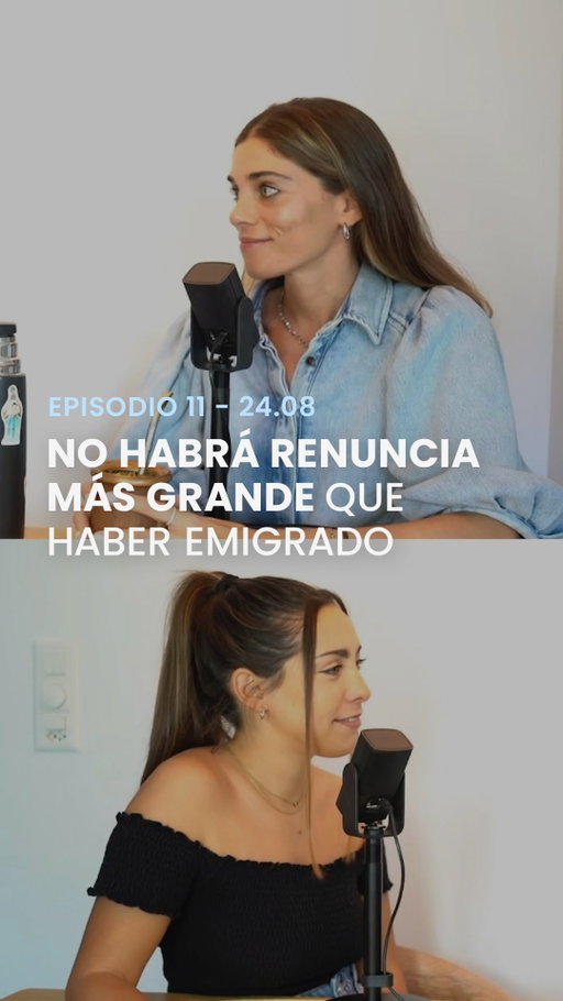 🔙 Para calmar la ansiedad mientras esperamos la próxima temporada, recordamos lo que charlábamos en el episodio 11 de la temporada 2 🩵

.

No habrá renuncia más grande que haberte ido de tu país ❤️‍🩹

.
.
.

Somos Cuestión de Perspectiva 💙
Encontranos en Youtube & Spotify

.
.
.

#emigrar #argentinosensuiza #argentinosporelmundo #Podcast #cuestiondeperspectiva