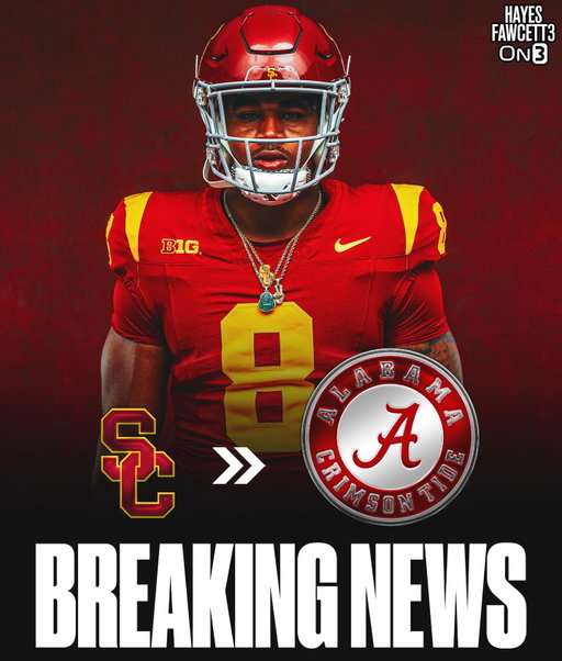 BREAKING: USC standout transfer DL Devan Thompkins has Committed to Alabama, he tells @On3

Through 2 seasons he’s totaled 55 Tackles, 4.5 Sacks, 9 TFL, 1 FF, and 5 PD

He’s a Top 3 DL in the Portal (per On3 Industry)