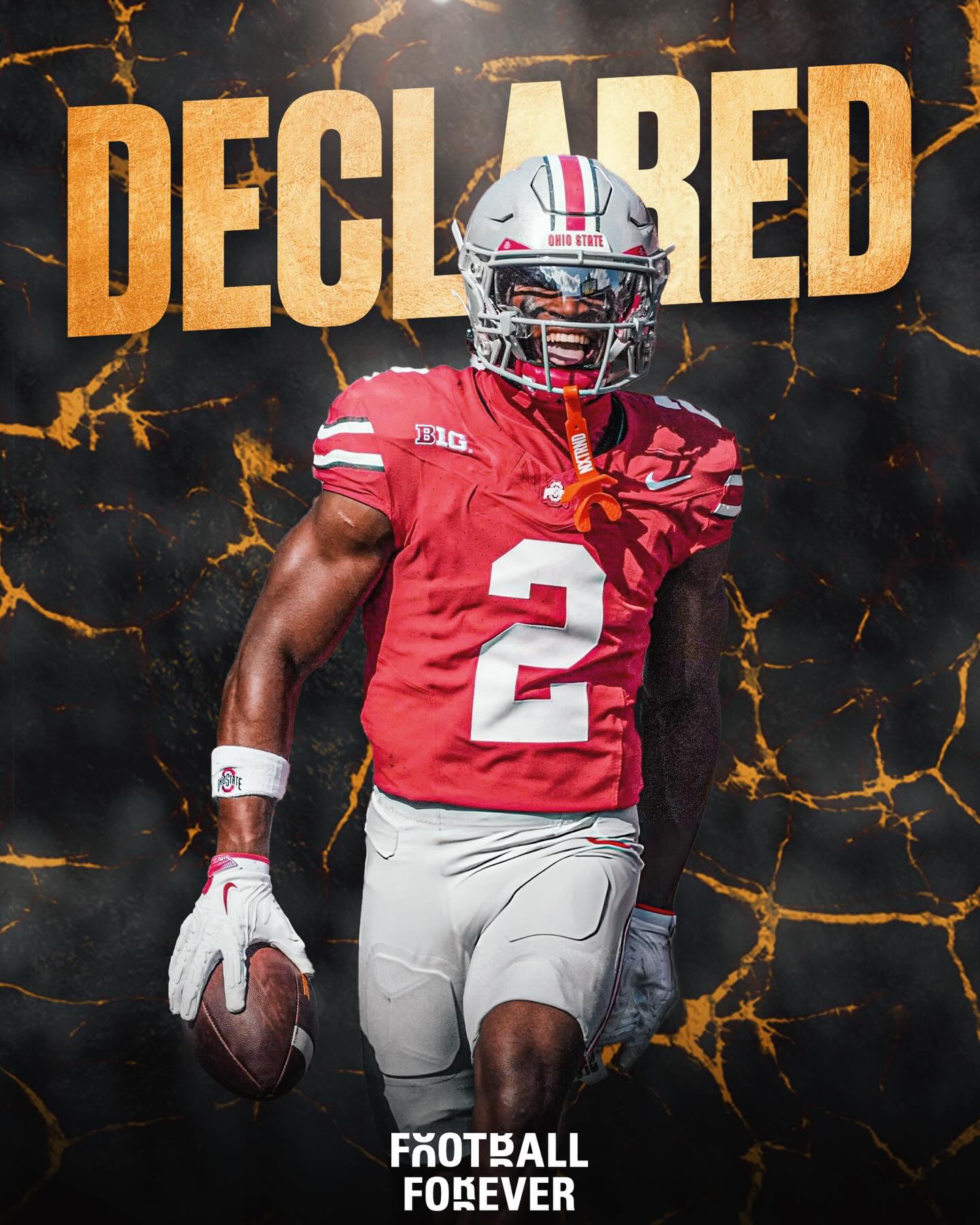 BREAKING: Ohio State star S Caleb Downs DECLARED for the 2026 NFL Draft 🚨

Downs (6-0, 205lbs) recorded 68 total tackles, 45 solo, 5 TFL, 1 sack, 2 INT, and 2 PBUs in 14 games this season. 

Downs, 21, is a projected Top 5 pick.