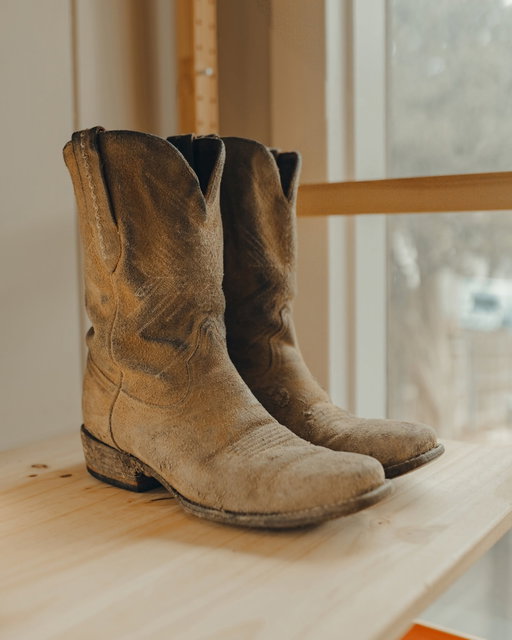 Not everything fades with use. Roughout’s the kind of leather that earns its good looks the hard way.