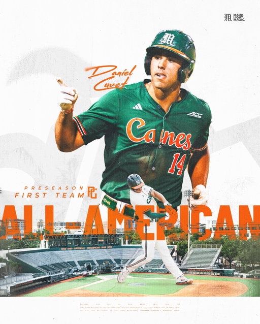 The work shows 

@cuvetdaniel is a Perfect Game Preseason First Team All-American 🇺🇸