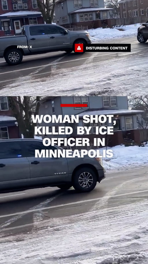 Video taken by a witness shows the moment an ICE officer fatally shot a woman in a vehicle in Minneapolis on Wednesday.

Read more at the link in our bio.