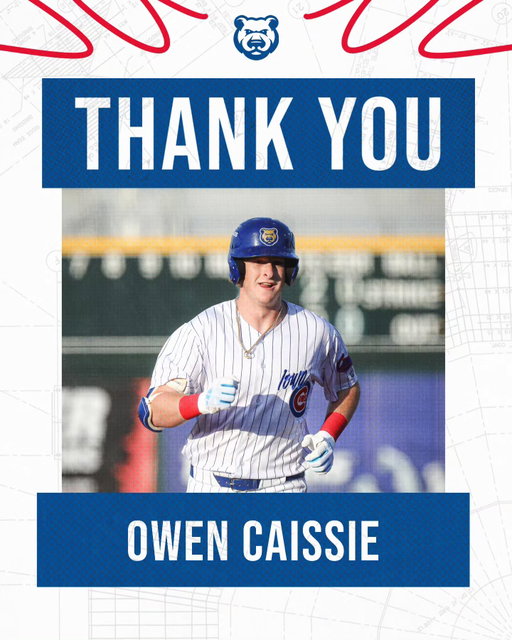 Thank you OC and good luck in Miami!

#IowaCubs #IOWAAA #milb