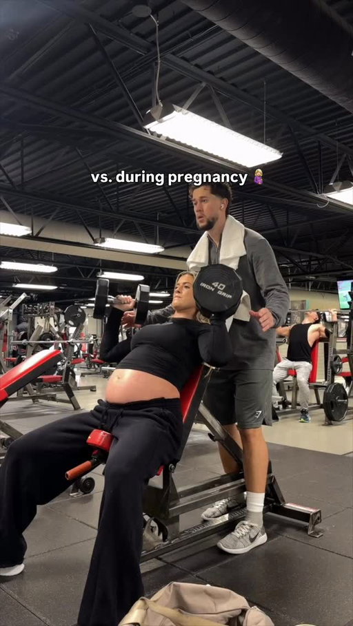 must be that pregnancy strength 🤨