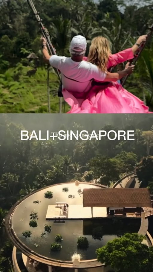 This captures a mere fraction of what we did in Bali and Singapore, but Bali is the ideal vacation mixture of jungle/beach/city adventure, chill, sexy beach clubs (free of table dancers), warm people, extreme value at world class unique resorts and laid back culture.  Locations: Uluwatu Alila, Ubud Four Seasons Sayan (one of the best in the world), Canggu Como and Fullerton Bay Hotel in Singapore. 
Highlights: Whitewater raft to your pool @fsbali, their “Sacred Nap”, Aerial yoga on a beach cliff and DJ in the cigar bar @alilavillasuluwatu, @labrisabali beach club and Sunday market, @littlejoewoman @gailelliottofficial dresses, @alphawolflodge and @markbaker_skater world of experiences across the island, @bvlgariresortbali, Jimbaran seafood market, @cretyaubud rice paddy day club, hawker markets and world’s most gorgeous Art Deco bar @atlasbarsg and @raffleshotelsingapore in Singapore.
