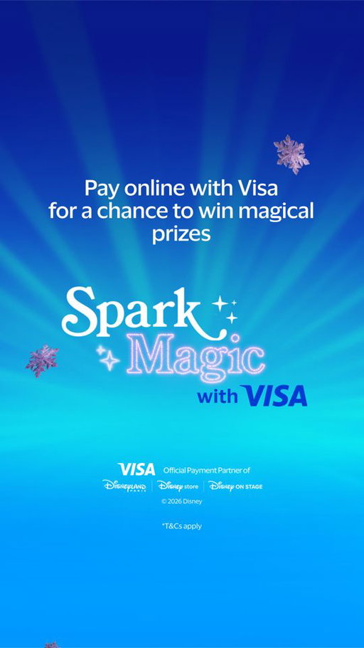 Last days to enter! 👀✨ Have you signed up for your chance to win yet?

Every £50 you spend online with a registered Visa card by 15 Jan 2026 = another chance to win.

You could win:
🎢 A trip to Disneyland® Paris
🎭 Theatre tickets to Disney’s The Lion King or Hercules
🧸 Or one of thousands of Disney Store plushies

Hit the link in bio to register your Visa (just add a few details + link your card so your entries count automatically) 🔗

UK. 18+. Starts 8th December 2025. Ends 15th January 2026. £50 minimum online spend on linked Visa card required. Specific Disney Store plushie subject to availability. To sign up and for full terms & exclusions, visit visa.co.uk/campaign/sparkmagic