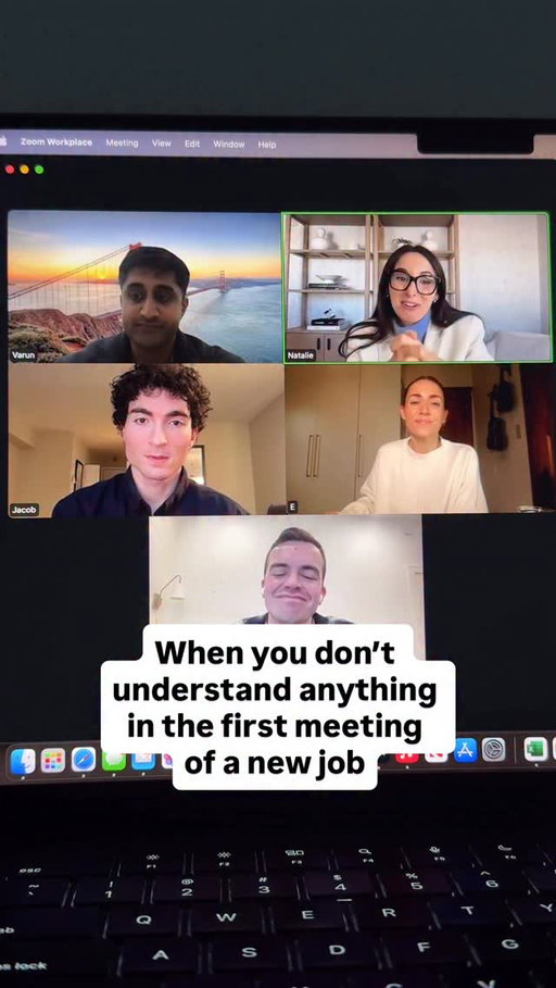 Just nod and smile even if it sounds like gibberish 
.
.
#newjob #job #work #corporatehumor #workmeeting