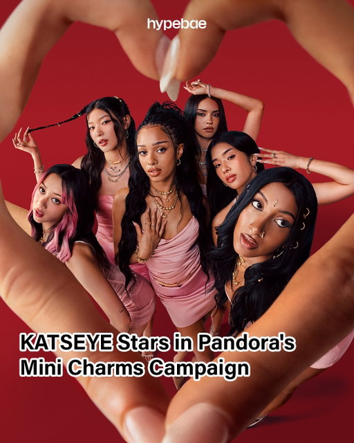 @theofficialpandora is giving us tiny jewelry charms with a big impact. To celebrate the new Minis, the brand dropped a campaign starring global girl group @katseyeworld. Designed to be mixed, matched and layered for total personalization, your charm game is about to level up. Swipe through for some styling inspiration from the girls.

Photos: Pandora