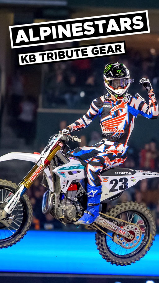 3 years ago, @alpinestars paid tribute to @kblock43 at @supercrosslive Anaheim II with this custom gear representing 3 of Ken’s most iconic liveries throughout his career. 

Supercross has been a staple of our family for years, and we’re grateful to have such amazing partners like Alpinestars supporting us!