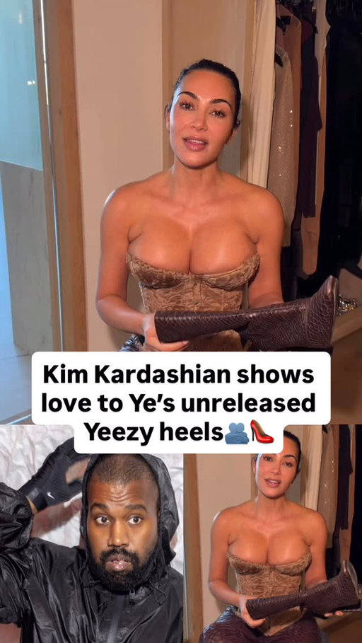 📲FOLLOW @BARS FOR MORE FASHION CONTENT LIKE THIS

Kim Kardashian reveals never seen before Yeezy heels Ye made in new TikTok👀👠

“I will say there is nothing like a Yeezy heel”