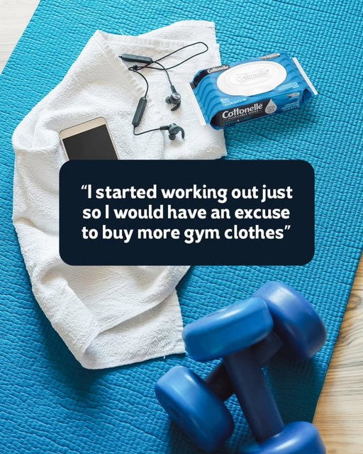Whatever gets you there 💪

Cottonelle leaves you so clean, you’ll want to Come Clean about your motivational secrets. 

#CottonelleComeClean #CleaningRipples  #confession