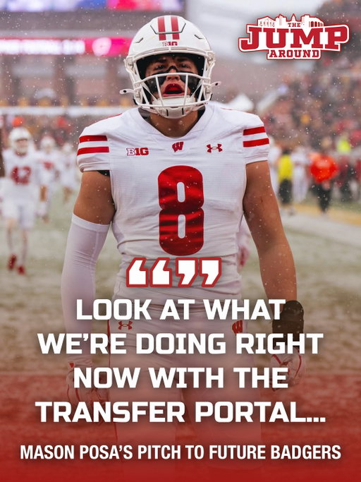“I can see us being IN the playoffs.”

🔴 #Wisconsin LB Mason Posa joins The Jump Around today — full interview on TODAY'S show at 12:30pm on the ESPN Madison and ESPN Milwaukee YouTube channels!

#OnWisconsin