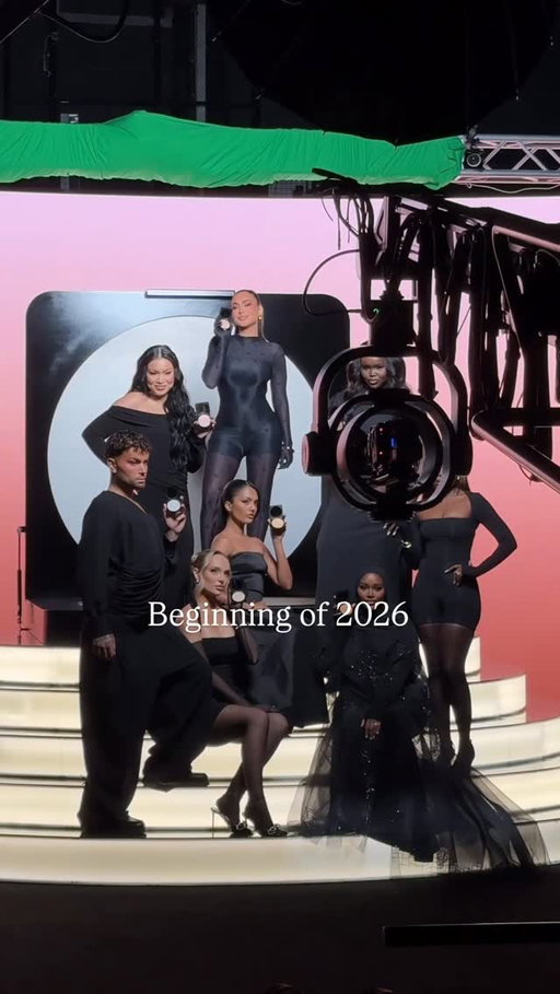Beginning of 2025 vs Beginning of 2026… brb crying 😭 thank you for always believing in me @hudabeauty @huda 🫶🏼

I can’t believe how fast time moves. So honoured to have been part of this project. I can’t wait to share more 🤍