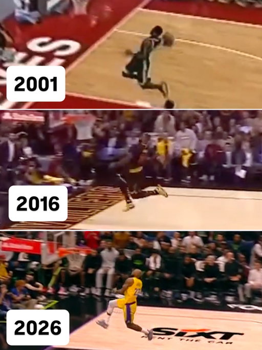LeBron James signature steal and windmill dunk has withstood the test of time 🔥

(via @teamlebronallday23, witness.king.james/IG)