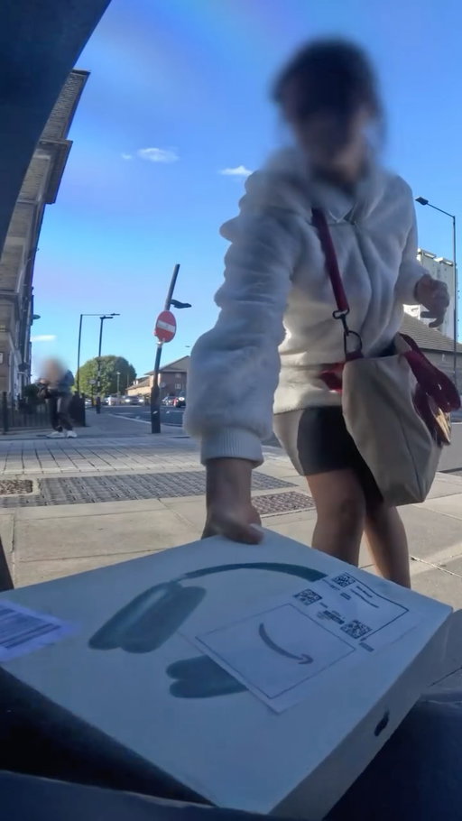 I confronted my package thieves with cake