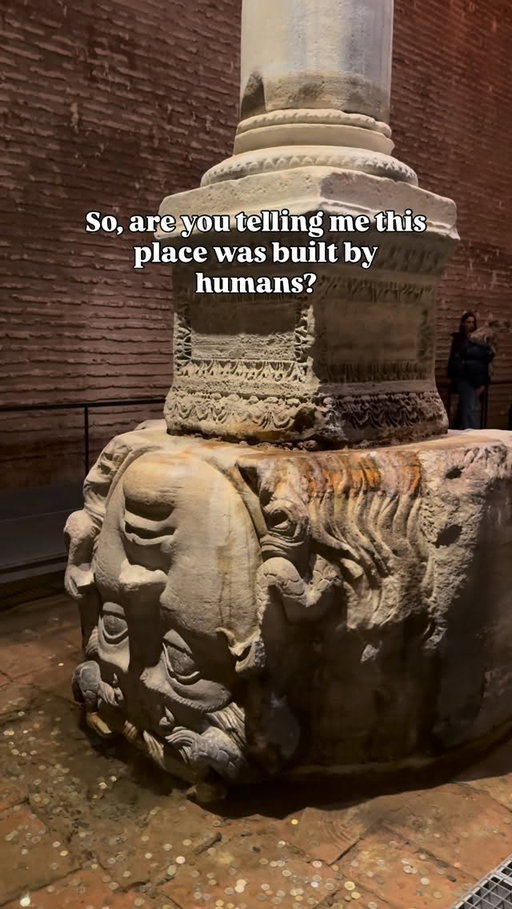 Basilica Cistern is Istanbul’s most magical underground secret.

One of the coolest (literally!) places to visit in Istanbul full of history, mystery, and architecture all in one.

💧 Built in the 6th century to store water for the Byzantine emperors
🏛️ Supported by 336 columns, many reused from ancient temples
🐍 Home to the mysterious Medusa heads placed sideways and upside down
🌊 Still holds shallow water today
📍 Steps from Hagia Sophia & the Blue Mosque

#BasilicaCistern #traveleengurl #IstanbulTravel #HistoricIstanbul #HiddenGemsIstanbul