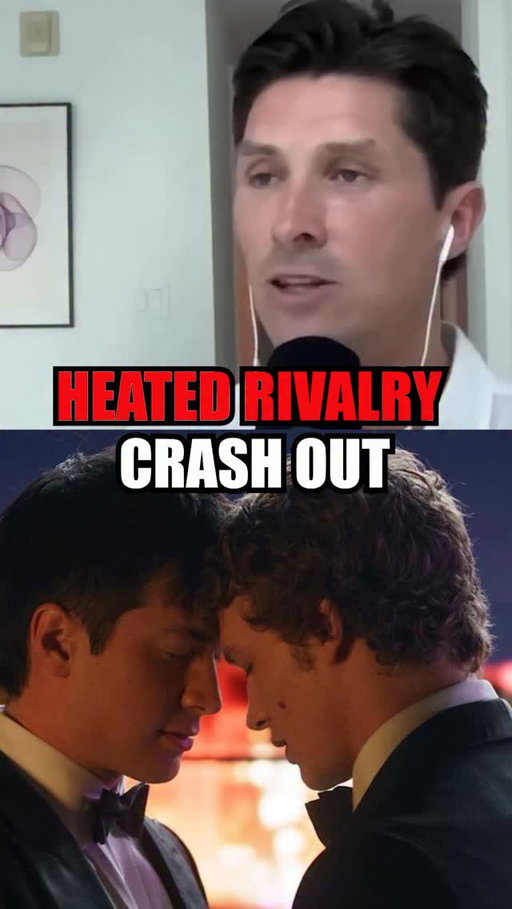 Our (and Hudson’s) favorite crash out moment from Heated Rivalry 🥅