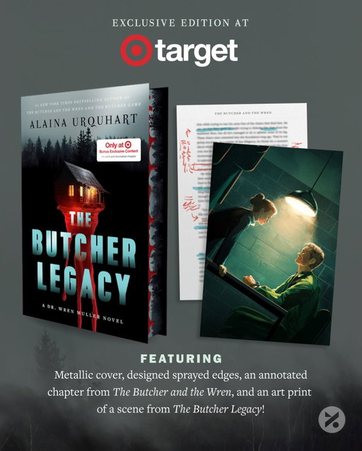 📣🎯EXCLUSIVE EDITION NEWS 🎯📣

I’m so excited to share the @target Exclusive Edition of THE BUTCHER LEGACY, on sale August 11th! This edition features designed sprayed edges, an art print of a scene from the book, and a chapter from THE BUTCHER AND THE WREN that’s been personally annotated by me 🖤🤘🏻

A REALLY PRETTY SPECIAL EDITION! Bah! Pinch me!!

Pre-order at the link in my bio!!