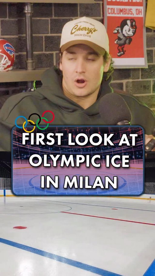 The Olympic ice in Italy is TERRIBLE! #nhl #olympics #hockey
