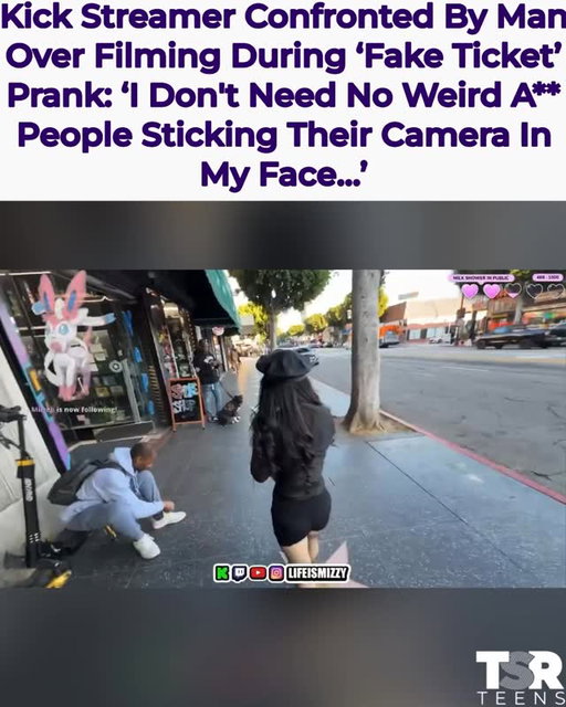 #PressPlay: A video circulating online shows Kick streamer #LifeIsMizzy being allegedly threatened during a fake ticket prank after a man realized he was being filmed. #TeaMates, who is in the wrong here? (✍🏽: #TSRStaffKH) #TSRCollab