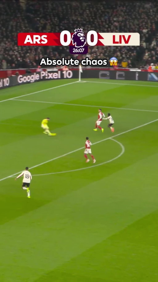 A rare Arsenal error was almost the difference in their stalemate with Liverpool 🫢