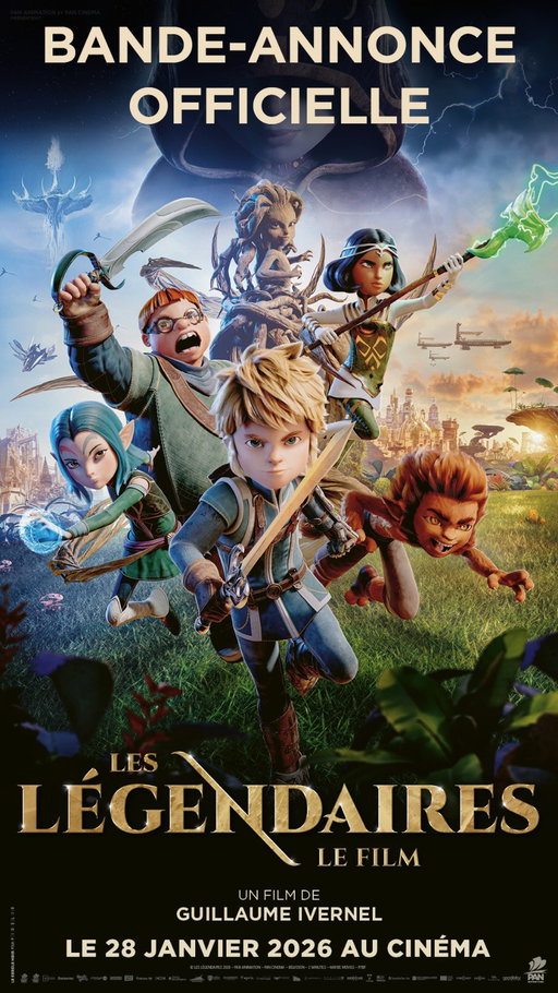 🍿BANDE ANNONCE - Les Légendaires 🔥

Les Légendaires, intrépides aventuriers, étaient les plus grands héros de leur temps. Mais suite à une terrible malédiction, les voilà redevenus... des enfants de 10 ans ! Danaël, Jadina, Gryf, Shimy et Razzia vont unir leurs pouvoirs pour vaincre le sorcier Darkhell et libérer leur planète de l’enfance éternelle…

RDV le 28 janvier au cinéma !

@ugccinemas @sobralpatrick87 @leslegendaires_fan @elisetilloloy @roman_doduik @dorothee.pousseo @cgrcinemas @cecilecorbel @antoine_schoumsky @guillaumeivernel @pathecinemas @slaphonne @lilalacombe @aureliekonate @delcourt.bd @allocine @maybemovies