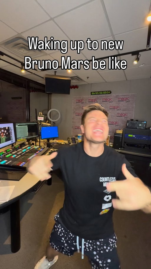 Waking up knowing that 2026 is in good hands when it comes to music 👏 @magic949 new music Friday @brunomars #ijustmight 😮‍💨