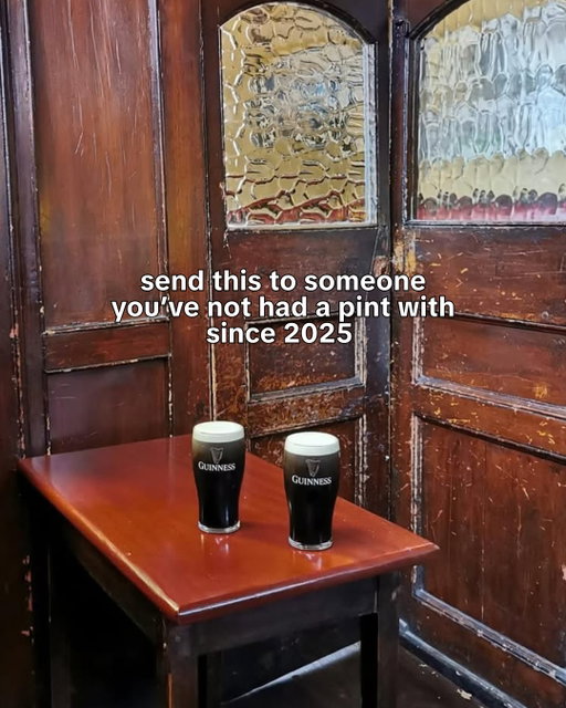 Haven't had a pint since last year!